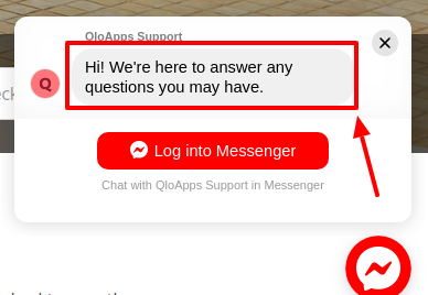 ￼Messages show in QloApps Social Live Chat when user is offline 