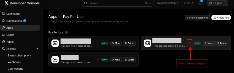 Apps in Pay per use