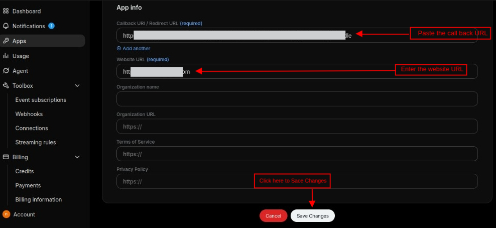 App Info