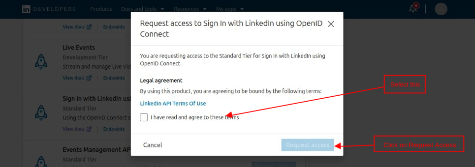 Request Confirmation