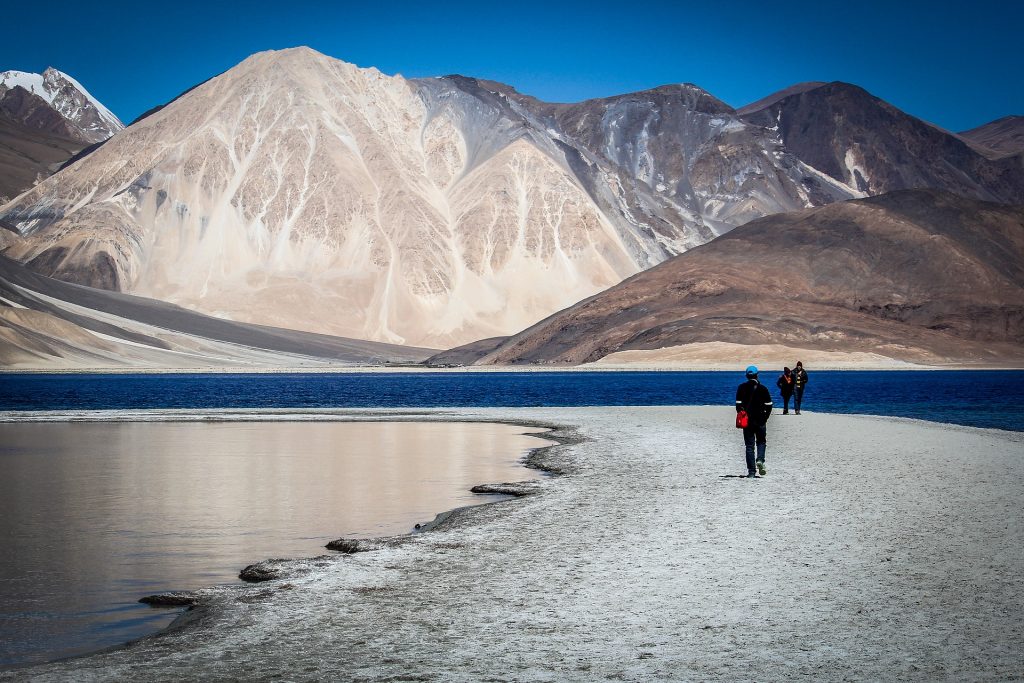 Travelers in Ladakh, one of the places you can visit in India