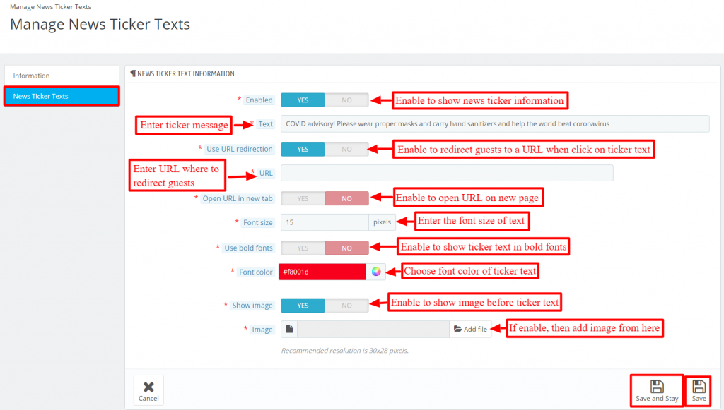 QloApps News Ticker Block