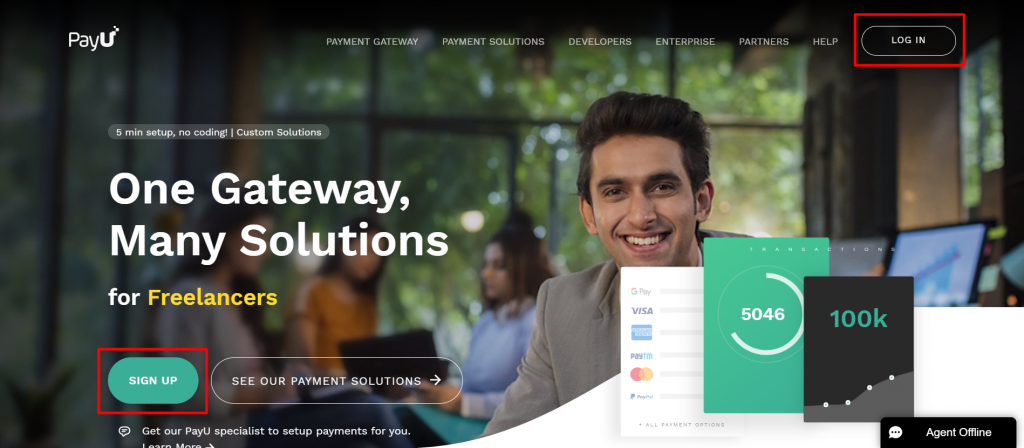 PayU Payment Home Page