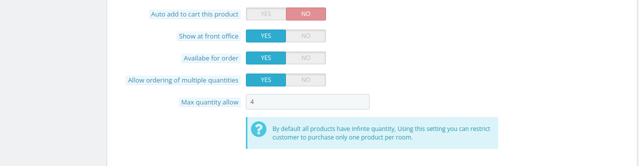 Auto add to cart option in service products