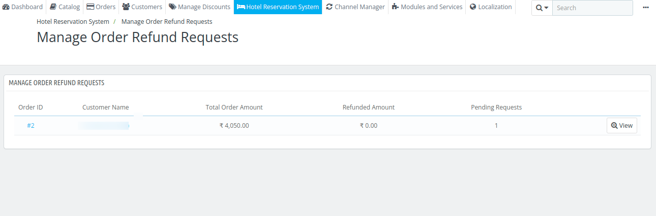 manage order refund request