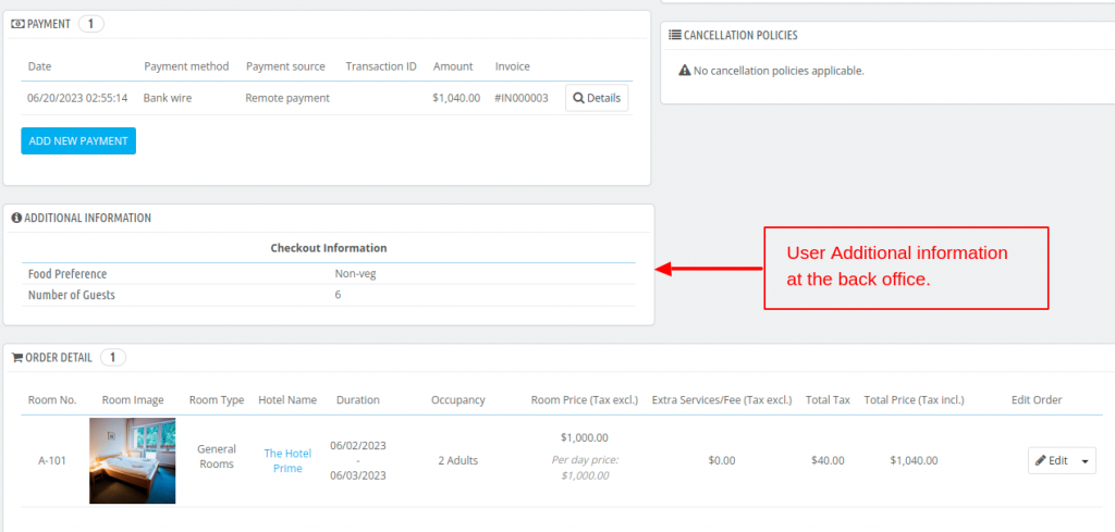 QloApps Checkout Custom Fields Back office