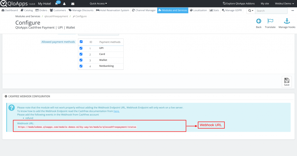 configure