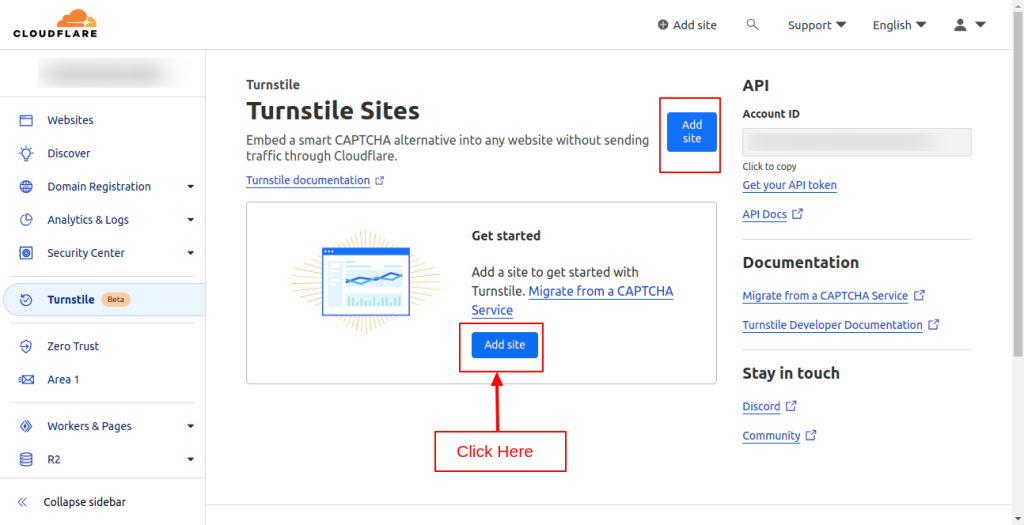 Turnstile sites