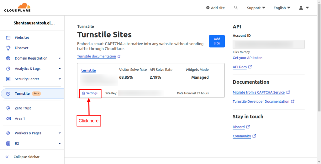 Turnstile site