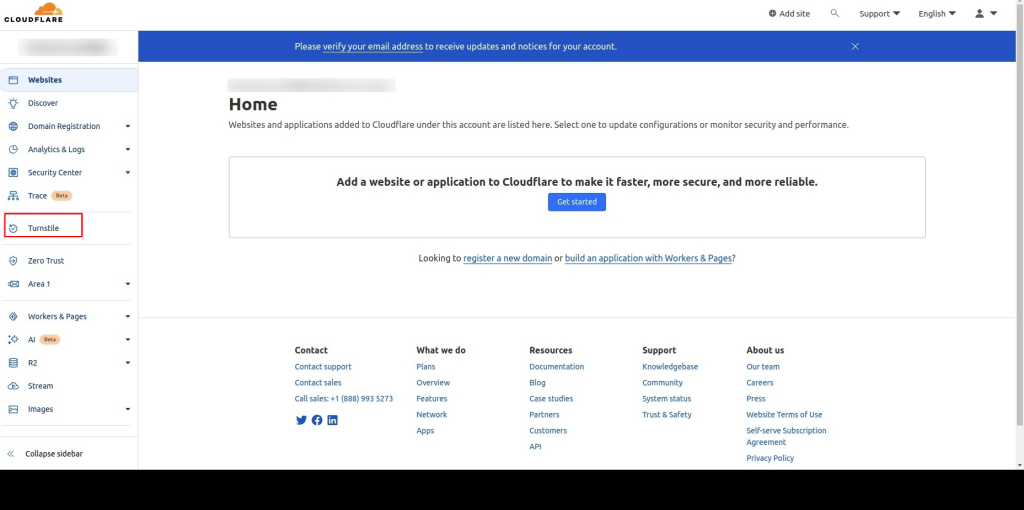 adding website to cloudflare