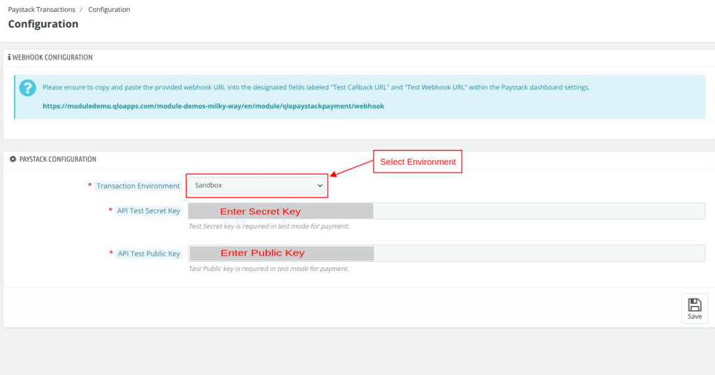 COnfiguration-Page