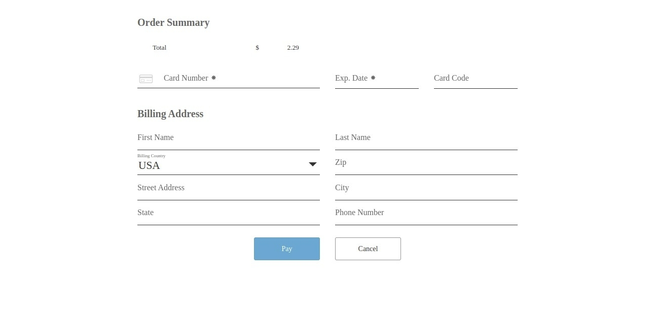 Redirect display of Authorize.Net Payment gateway