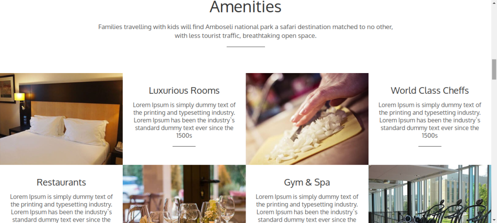 Amenities