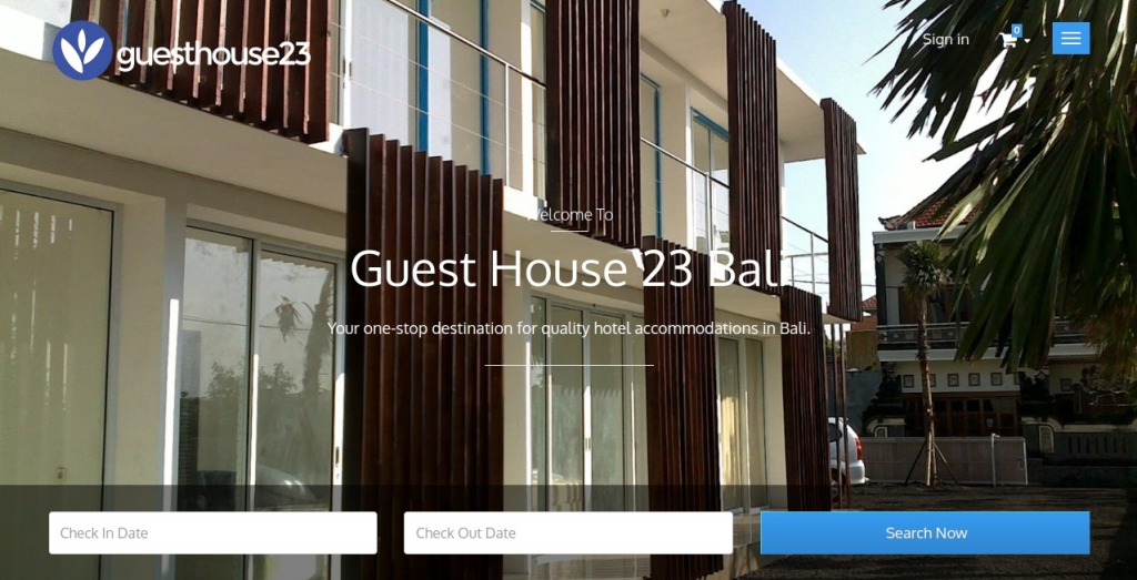 guesthouse23 home page