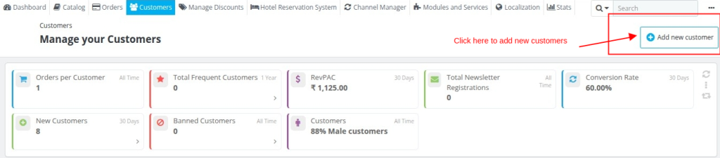 Add Customer