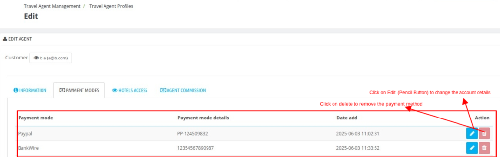 payment mode