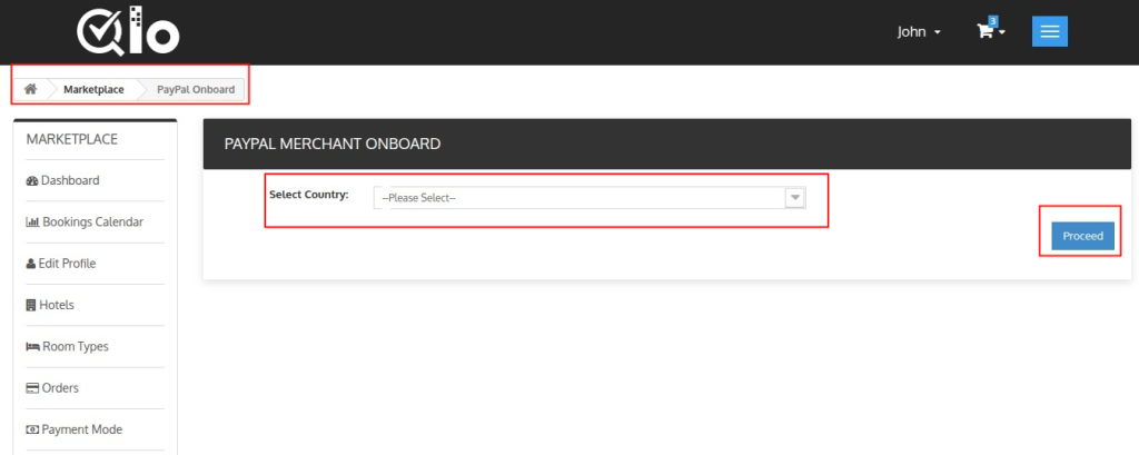 QloApps PayPal Commerce Payment Gateway merchant onboard