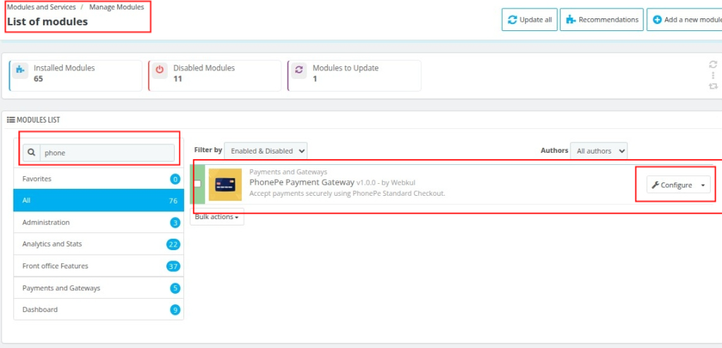 qloapps phonepe  configure