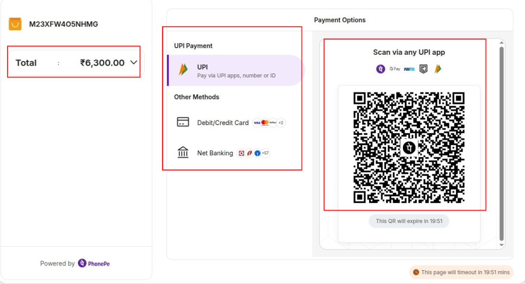 QloApps phonepe frontend payment