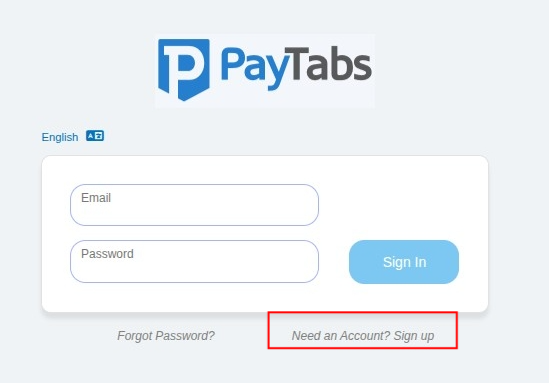 PayTabs Login