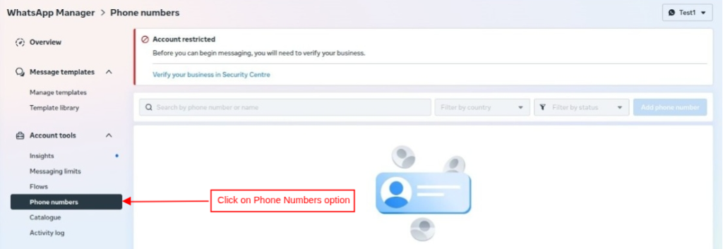 Phone Number Option