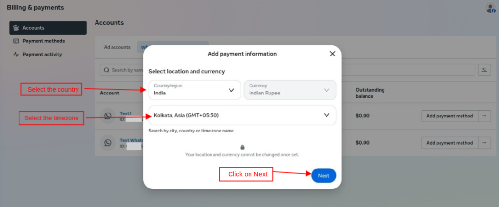Payment Information