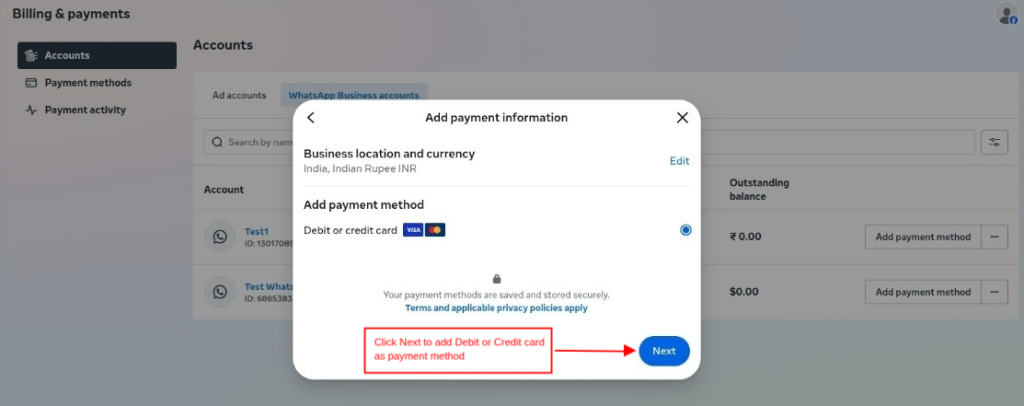 Payment Information