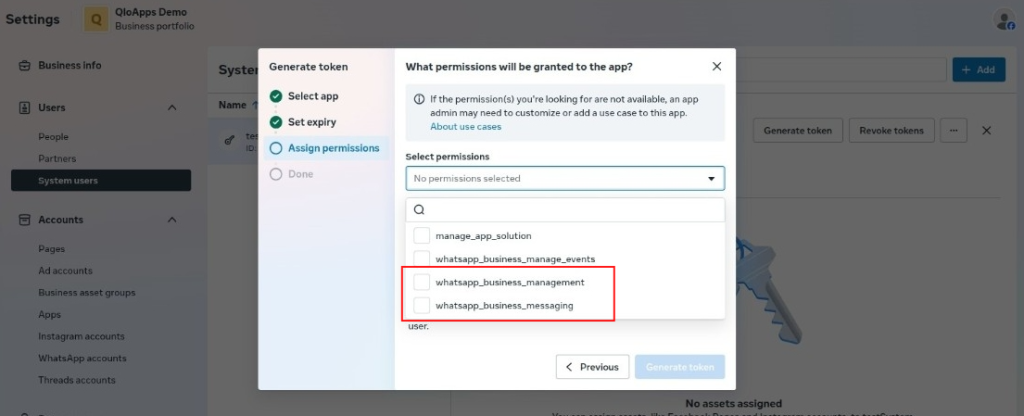 Assign Permission