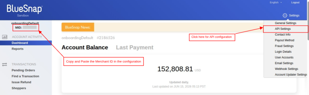 QloApps BlueSnap Payment