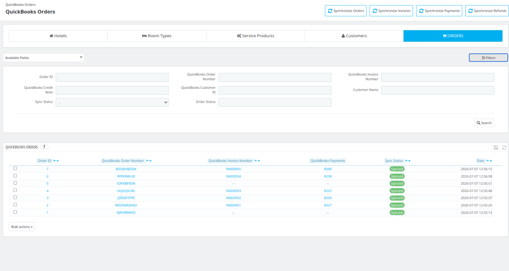 QloApps QuickBooks Connector