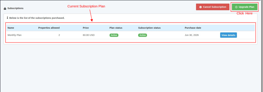 Upgrade Plan