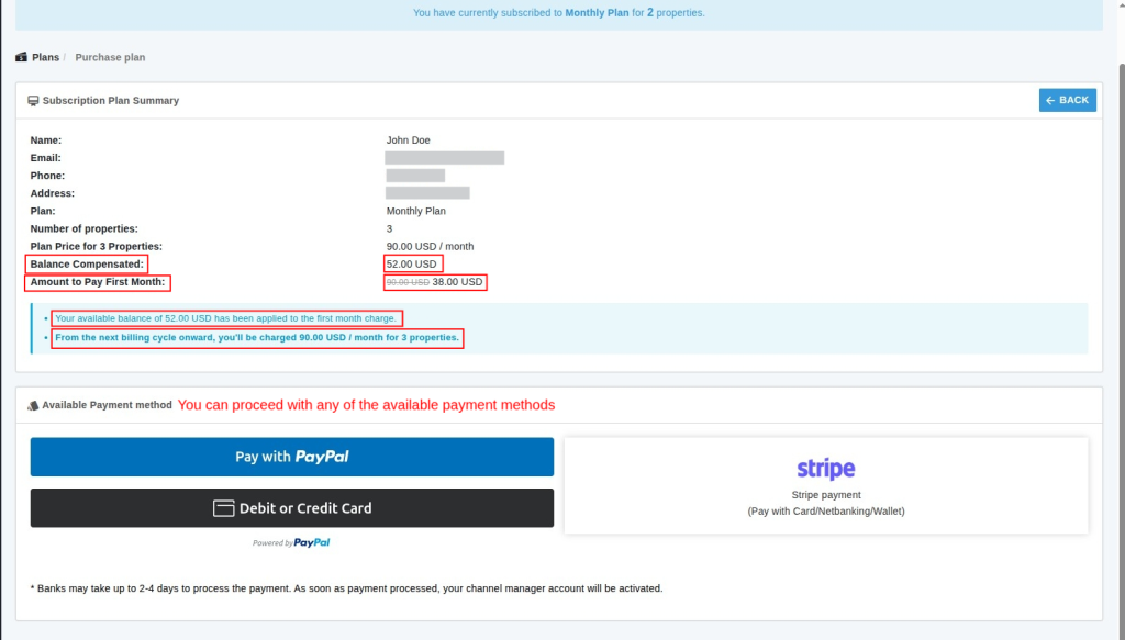 Payment