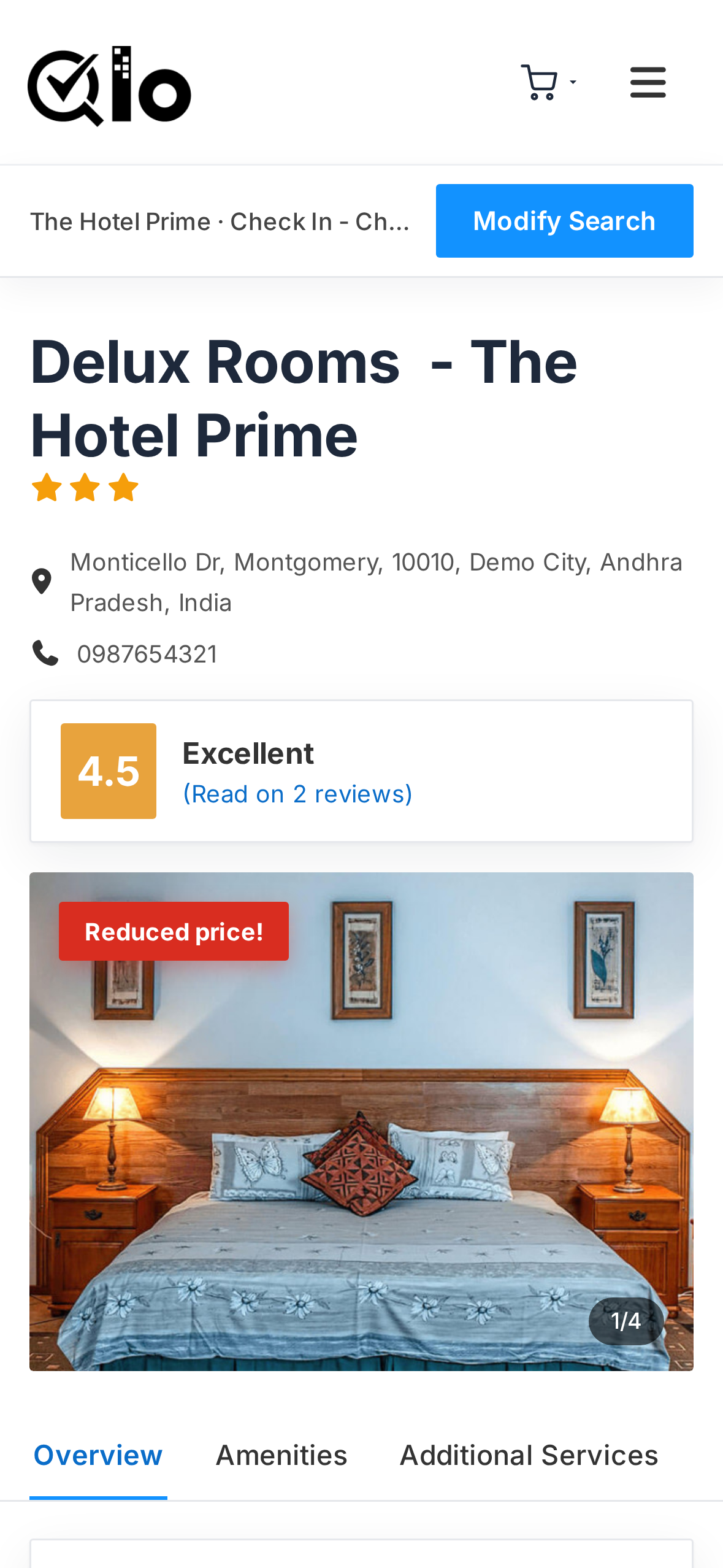 Mobile Responsive View