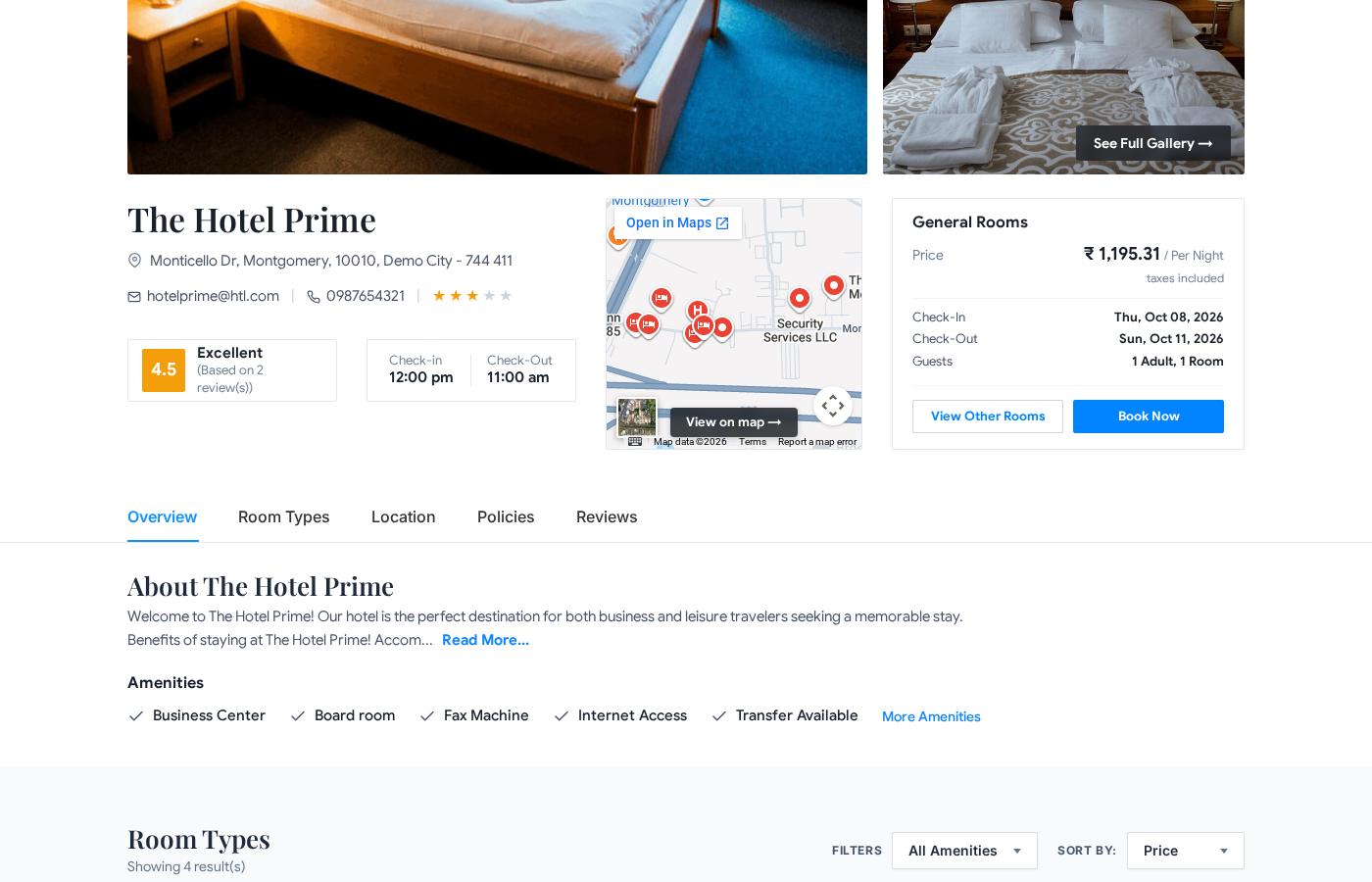 Search Results Page