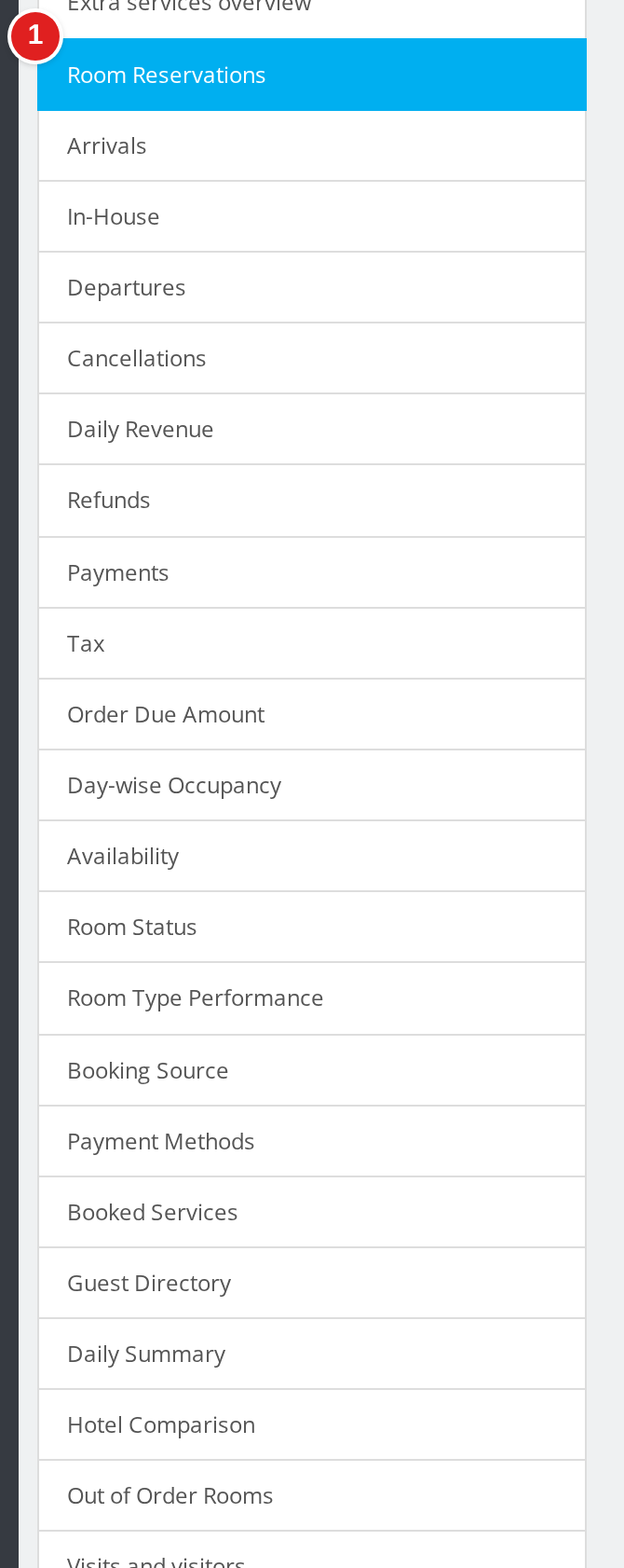 QloApps Marketplace Hotel Reports screenshot