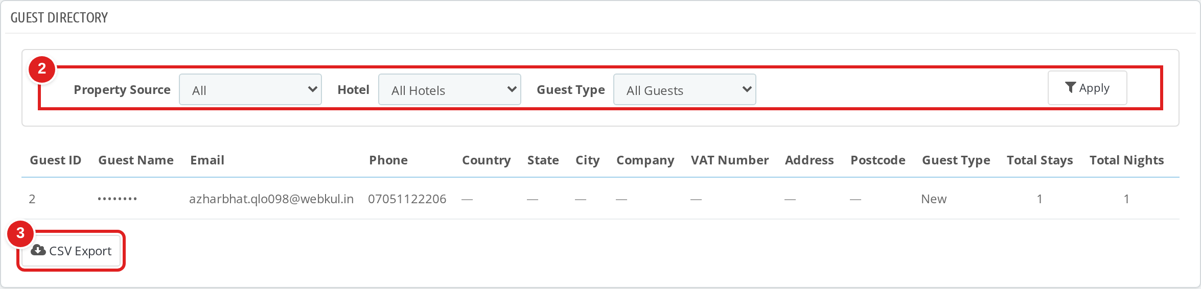 QloApps Marketplace Hotel Reports screenshot