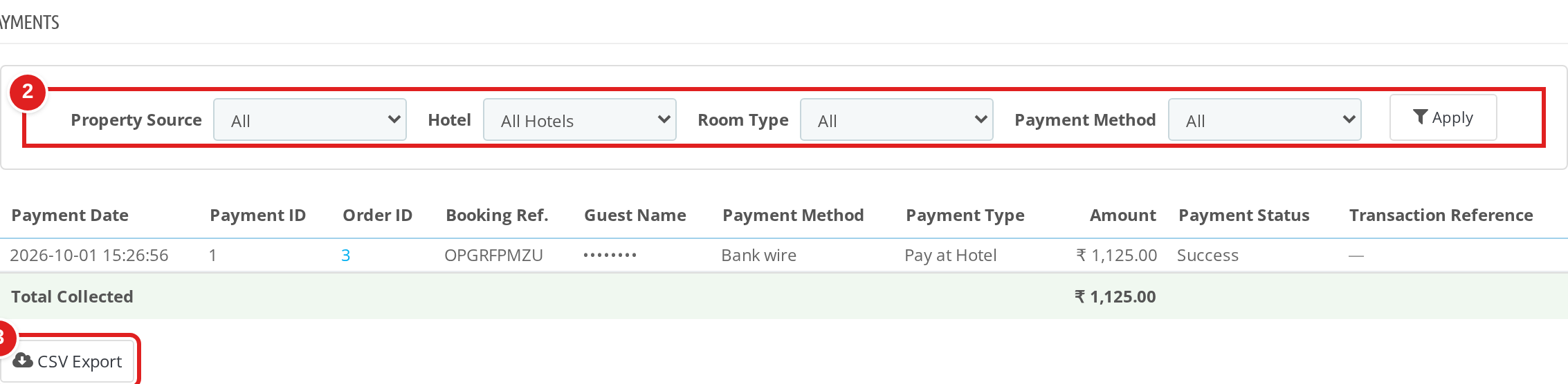 QloApps Marketplace Hotel Reports screenshot